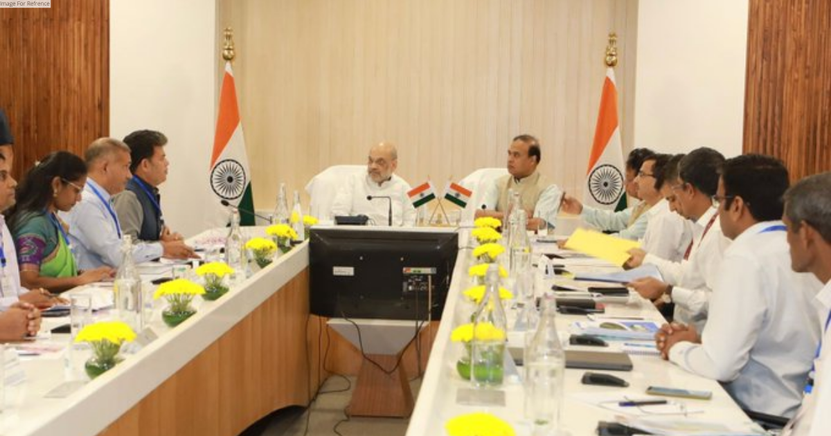 Home Minister Amit Shah chairs review meeting over Assam floods in Guwahati